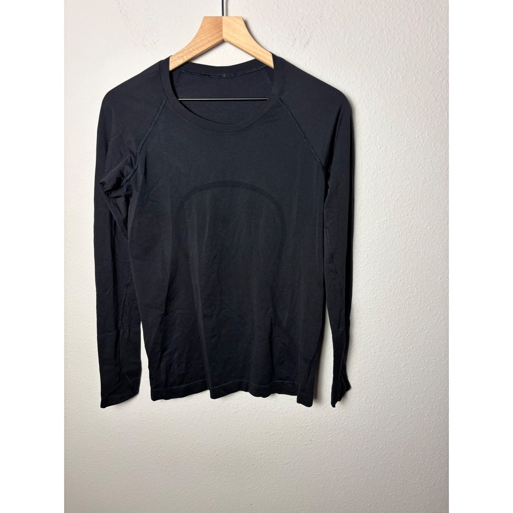 ☀️ Lululemon Swiftly Tech 2.0 Long Sleeve Shirt Black Size 8 Activewear Running